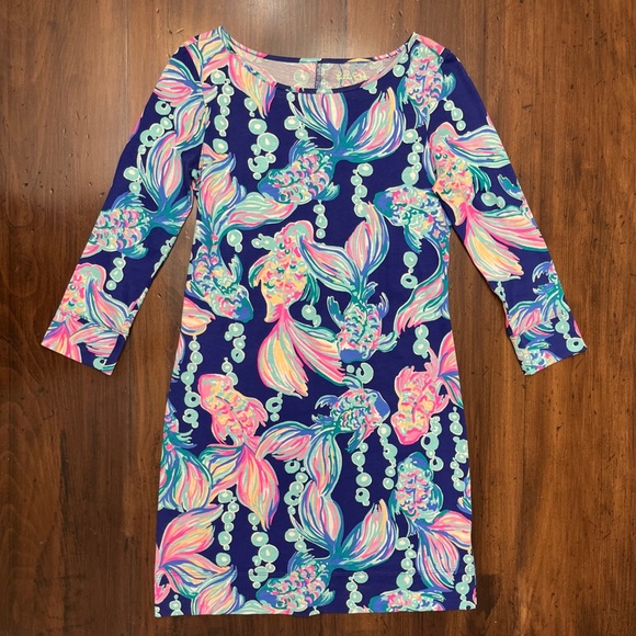 Lilly Pulitzer Marlowe Dress Size XS Going Coastal Chic Southern Boat Neck NWOT - Picture 10 of 14